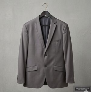 Alfani Men's Gray Two-Button Sport Coat